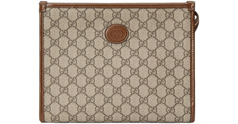 beauty case herren gucci|Beauty case with Interlocking G .